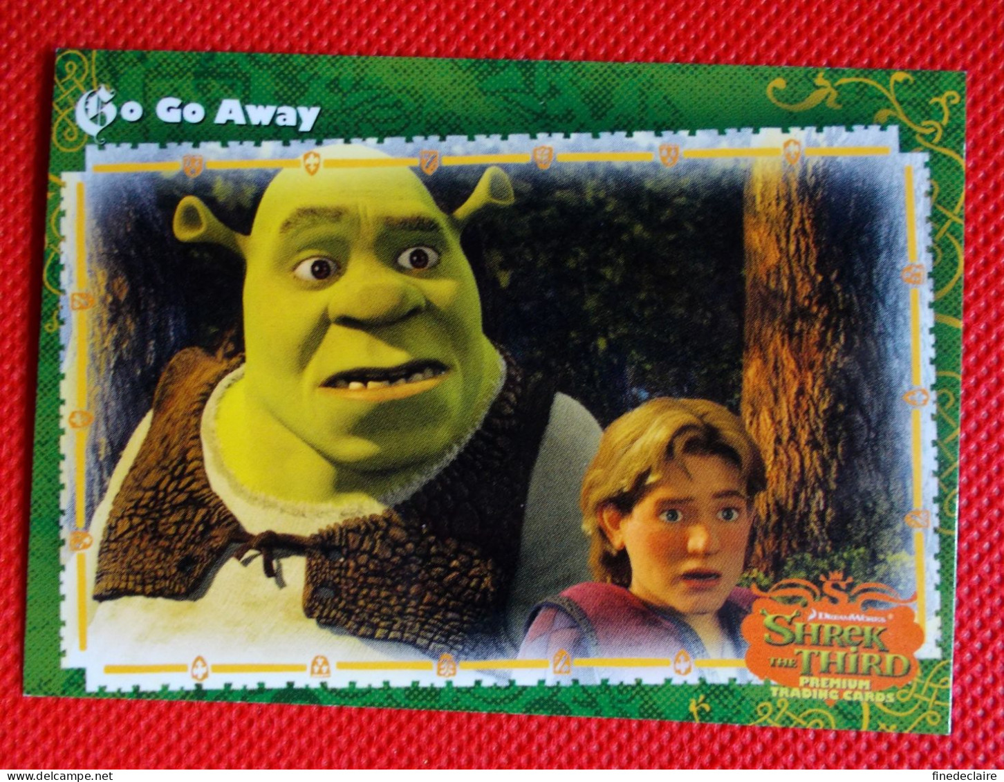 Premium Trading Cards / Carte Rigide - 6,4 X 8,9 Cm - Shrek The Third - 2007 - Story Cards N°63 - Go Go Away - Autres & Non Classés