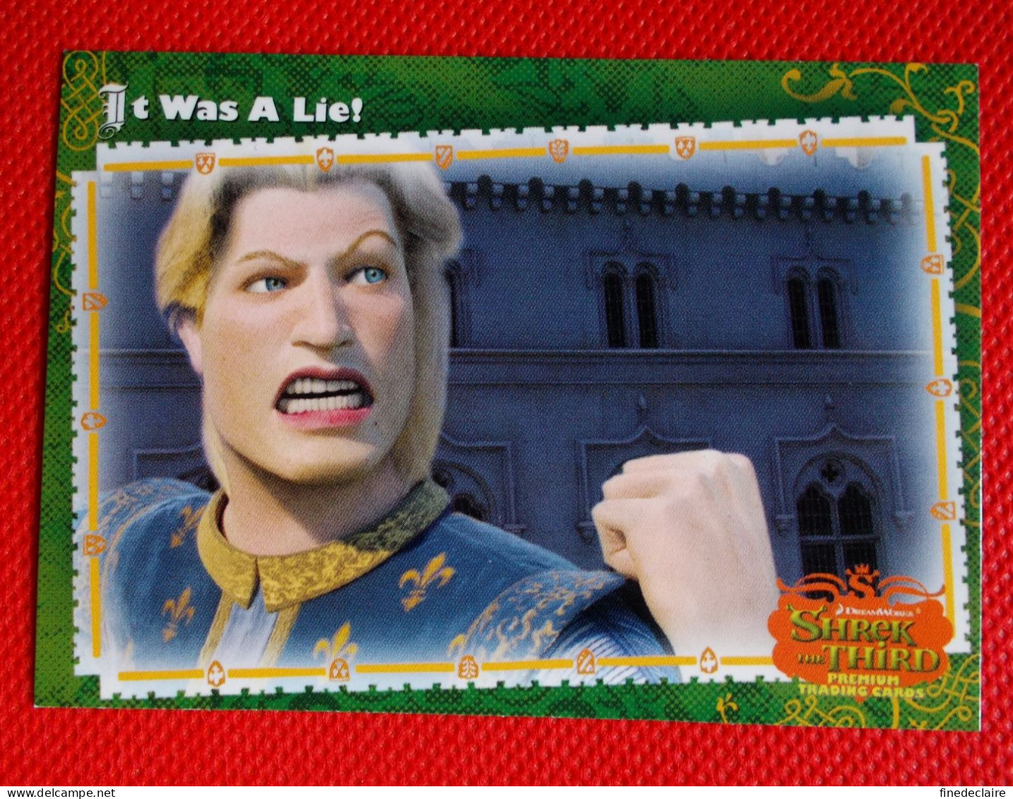 Premium Trading Cards / Carte Rigide - 6,4 X 8,9 Cm - Shrek The Third - 2007 - Story Cards N°64 - It Was A Lie! - Other & Unclassified