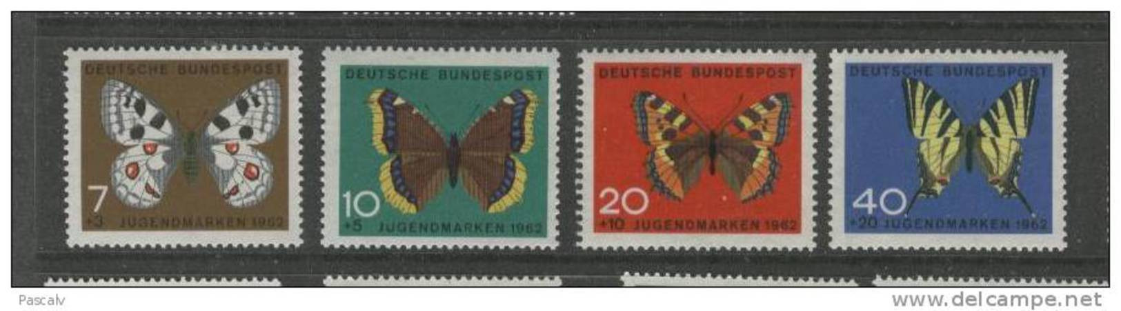 Yvert 248 / 251 ** Neufs MNH Papillons - Ungebraucht