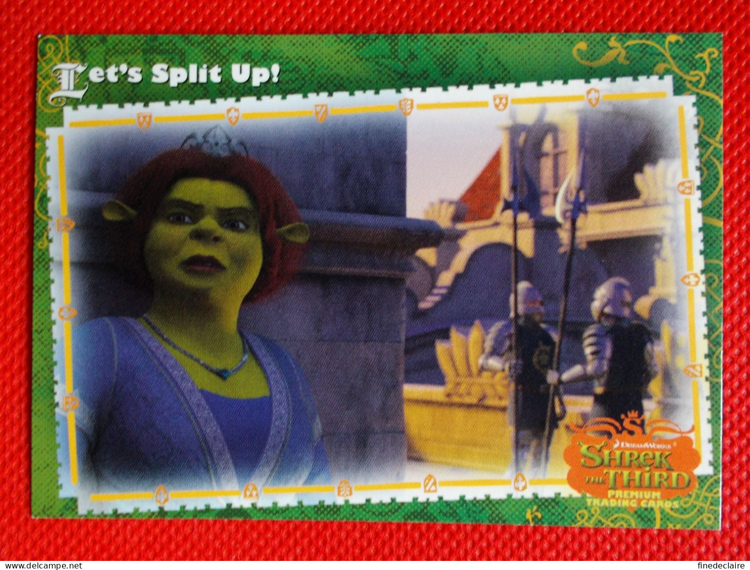 Premium Trading Cards / Carte Rigide - 6,4 X 8,9 Cm - Shrek The Third - 2007 - Story Cards N°68 - Let's Split Up! - Autres & Non Classés