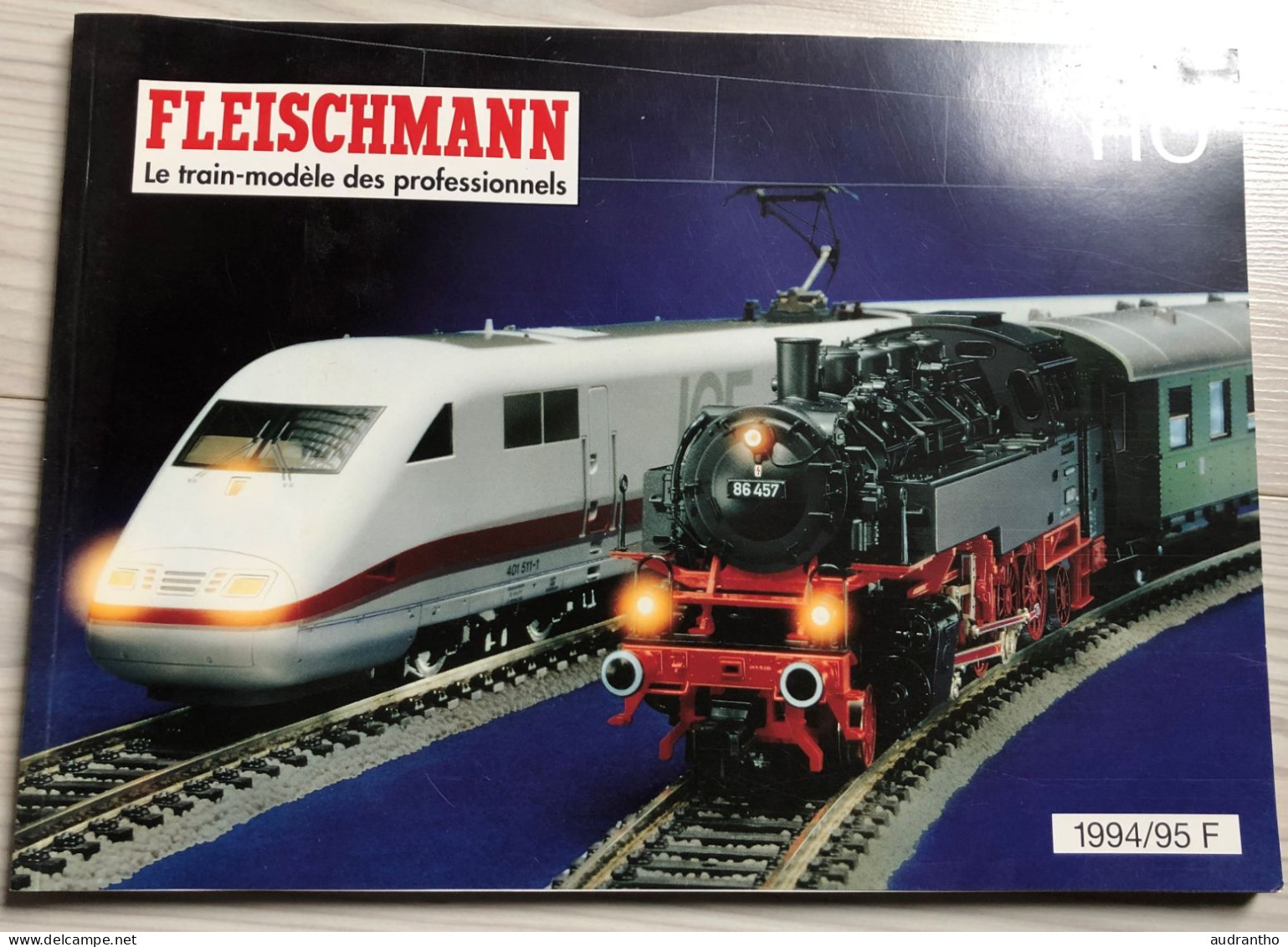 Catalogue FLEISCHMANN Le Train-modèle Des Professionnels HO 1994/1995 - Francese