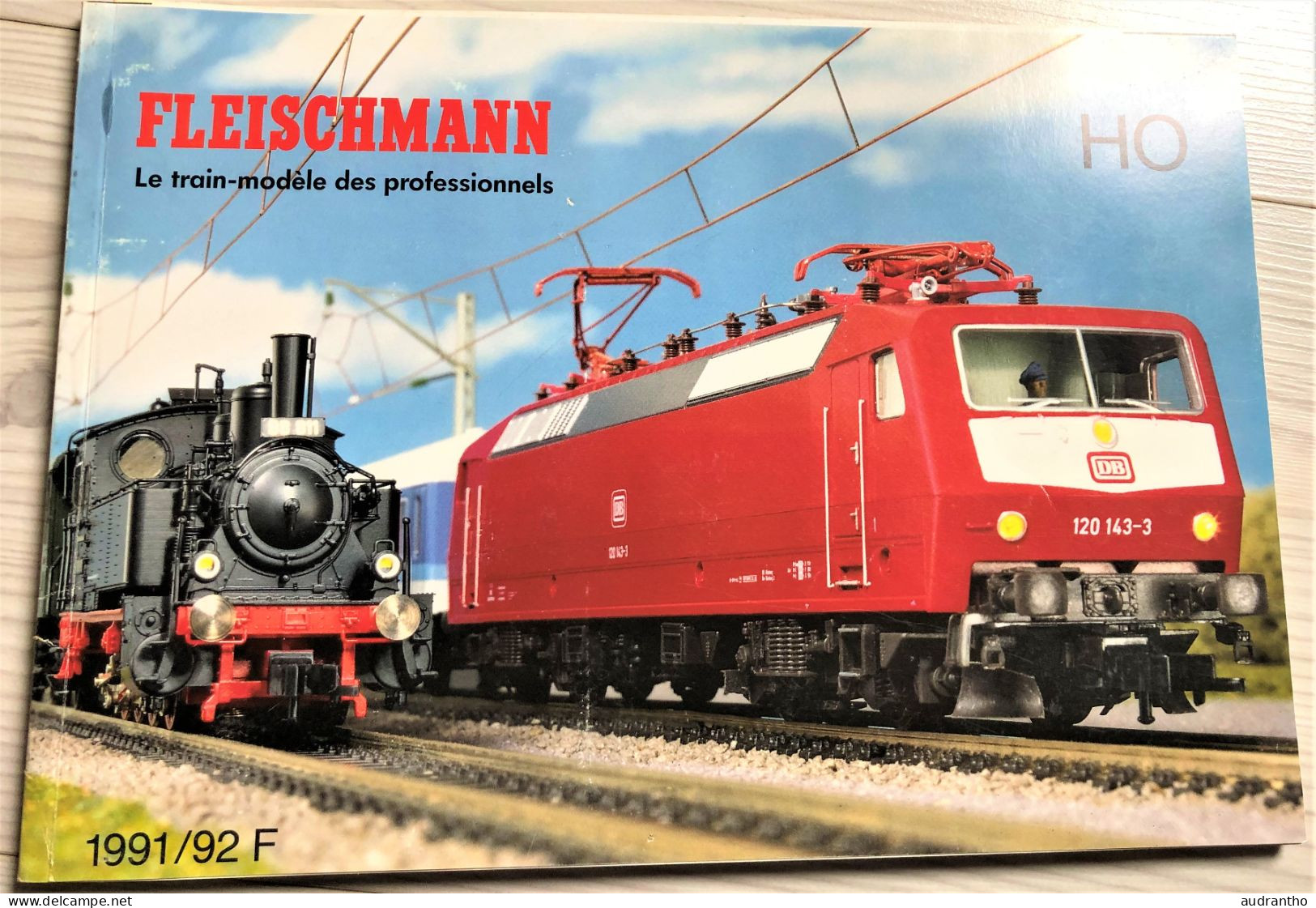 Catalogue FLEISCHMANN Le Train-modèle Des Professionnels HO 1991/1992 - Francés