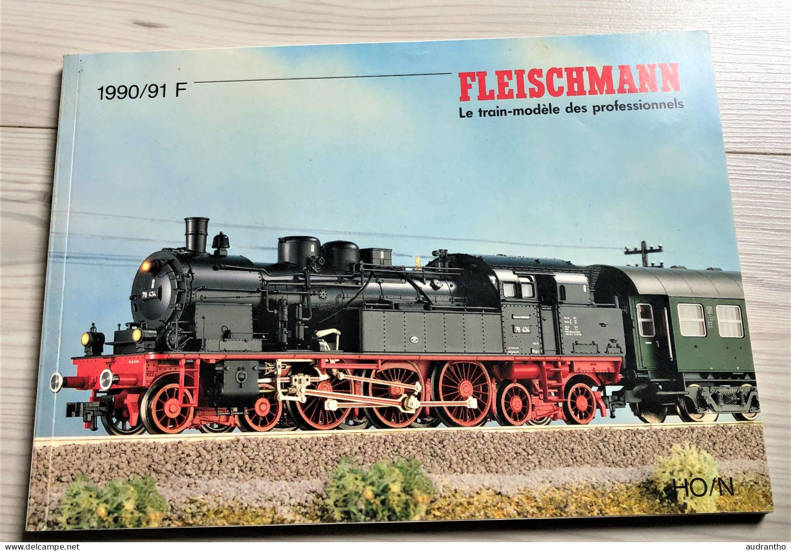 Catalogue FLEISCHMANN Le Train-modèle Des Professionnels HO 1990/1991 - Francese