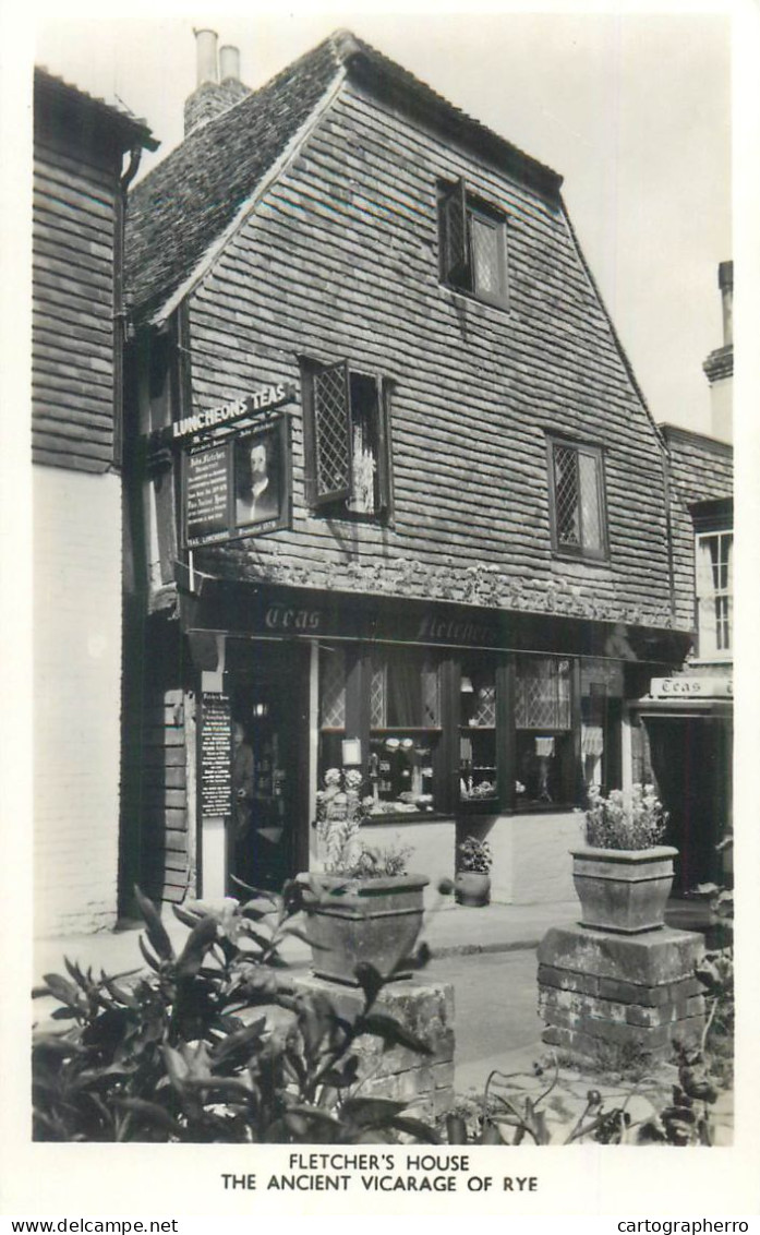 Postcard United Kingdom England Rye Fletcher's House - Rye