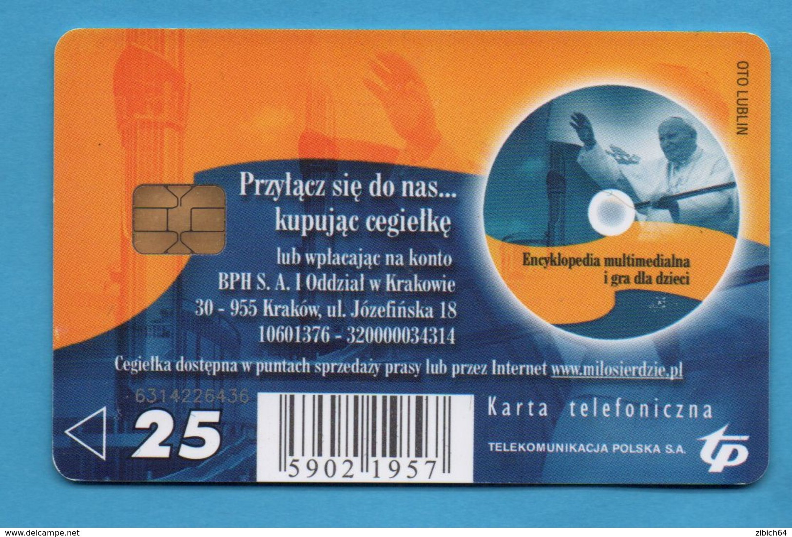 Chip Phonecard From POLAND -  Used - Pologne