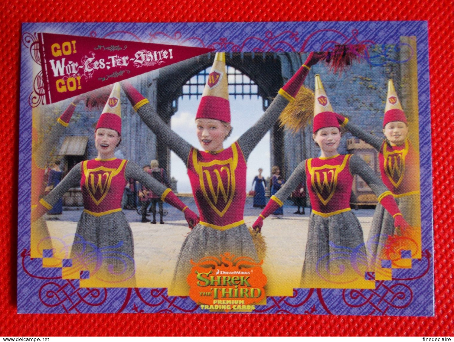 Premium Trading Cards / Carte Rigide - 6,4 X 8,9 Cm - Shrek The Third 2007 - Go! Worcester Go! - N°24 School Spirit - Sonstige & Ohne Zuordnung