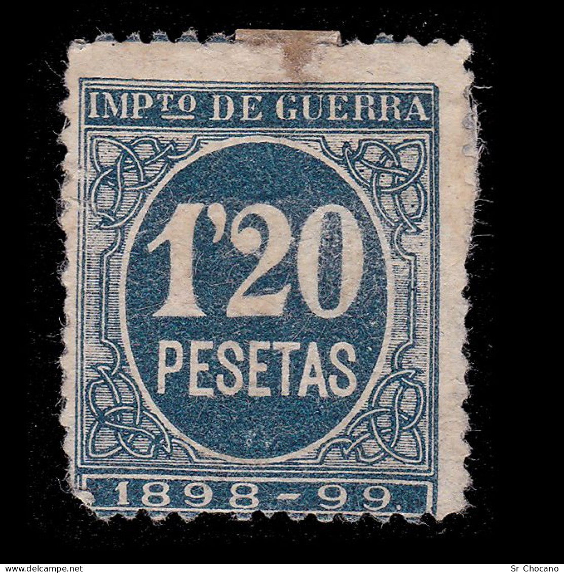 Alfonso XIII.1898-9.CIFRA Azul.1,20 P.MNG.Alemany 32 - Nuevos