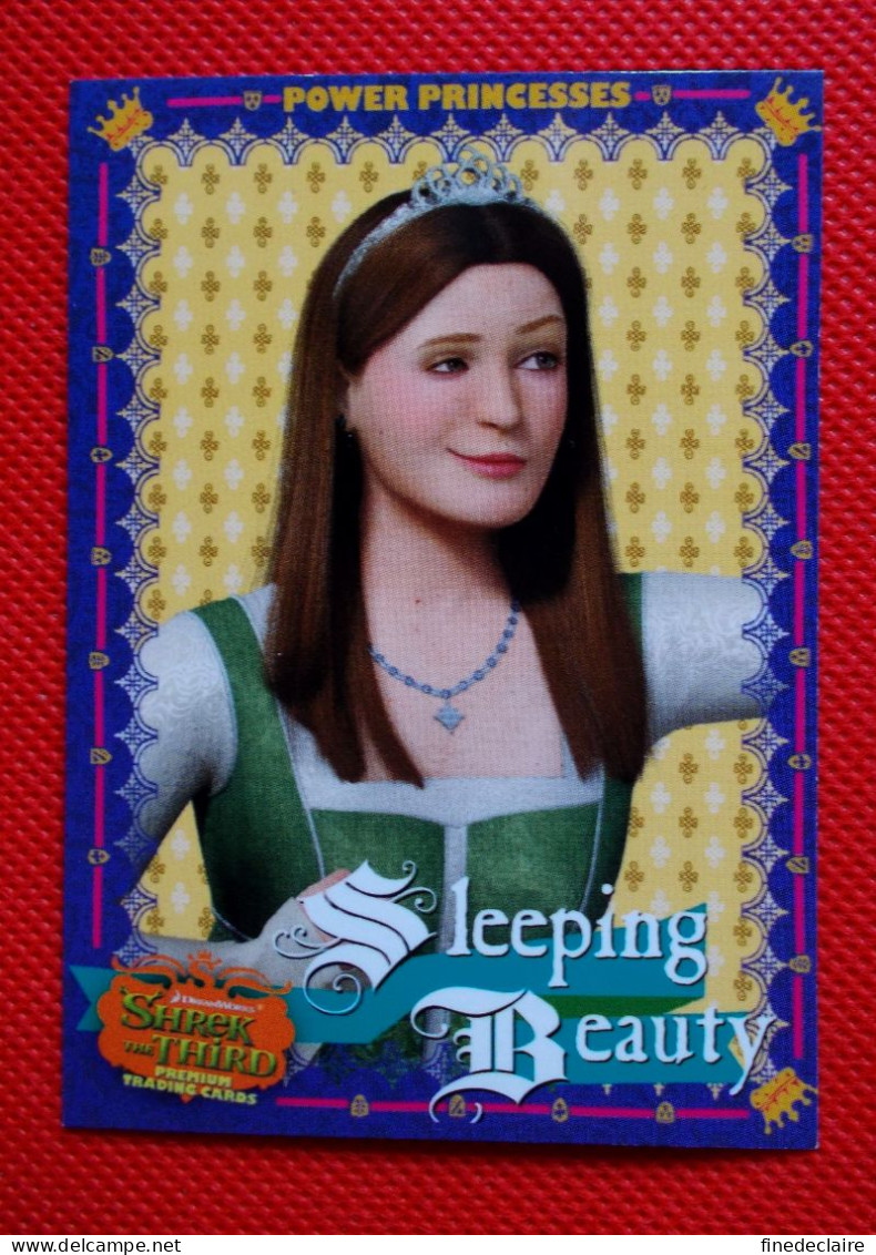 Premium Trading Cards / Carte Rigide - 6,4 X 8,9 Cm - Shrek The Third 2007 - Power Princesses - N°14 Sleeping Beauty - Autres & Non Classés