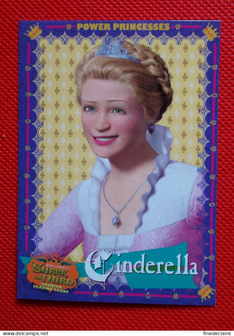 Premium Trading Cards / Carte Rigide - 6,4 X 8,9 Cm - Shrek The Third 2007 - Power Princesses - N°16 Cinderella - Otros & Sin Clasificación