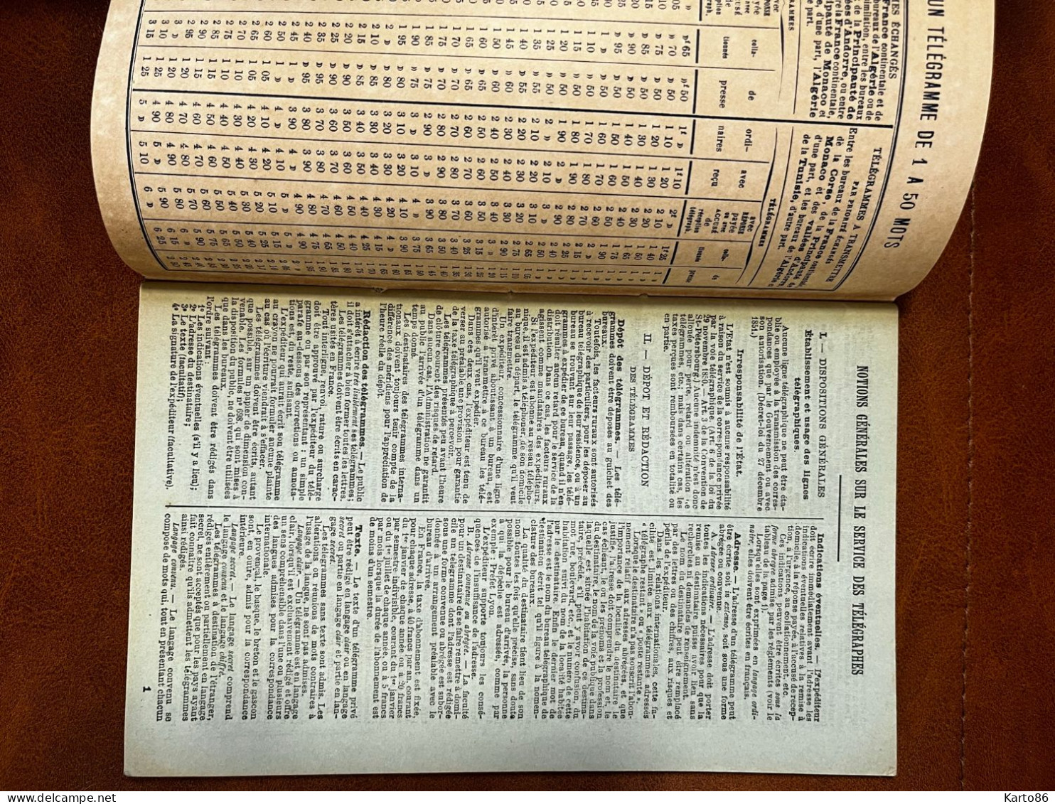 Indicateur Des Télégraphes 1905 * Calendrier Calendar Almanach * Illustré * Poste PTT Facteur Bureau Postes - Big : 1901-20