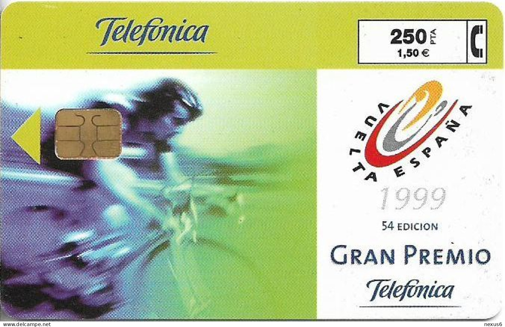 Spain - Telefonica - Vuelta España'99 - P-398 - 08.1999, 250PTA, 8.000ex, Used - Privatausgaben