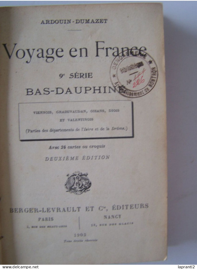 "VOYAGE EN FRANCE". BAS-DAUPHINE. ISERE. DROME. - Alpes - Pays-de-Savoie