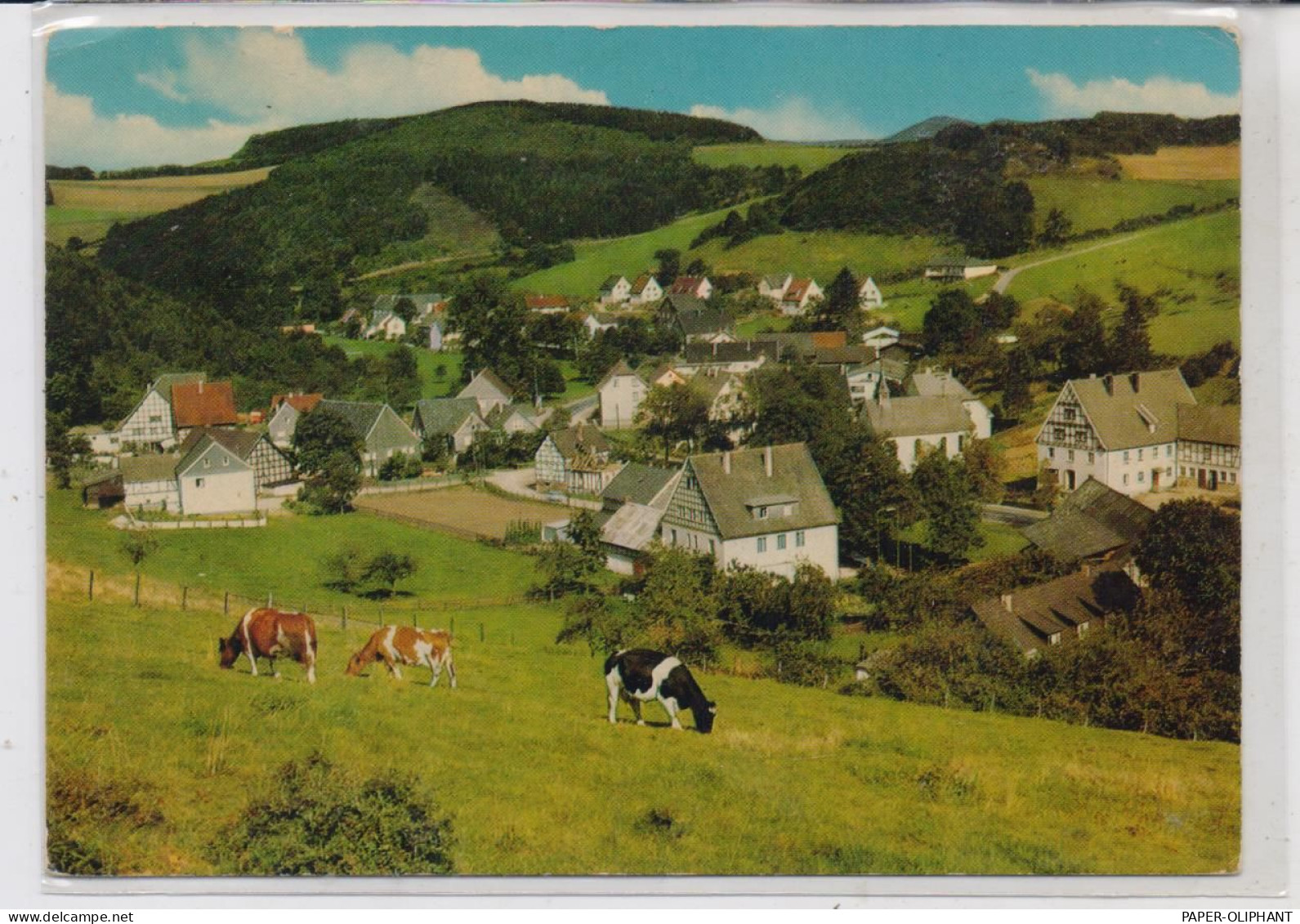 5940 LENNESTADT - BONZEL, Blick Auf Den Ort - Lennestadt