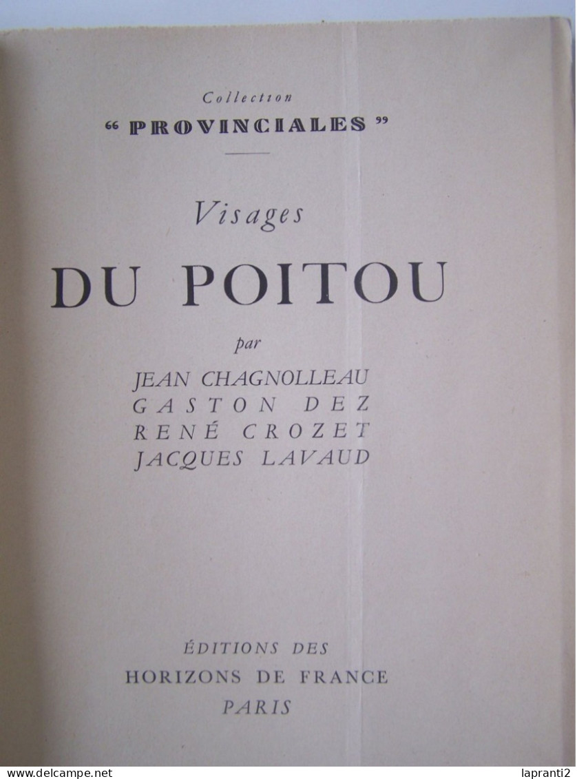 VISAGES DU POITOU. - Poitou-Charentes