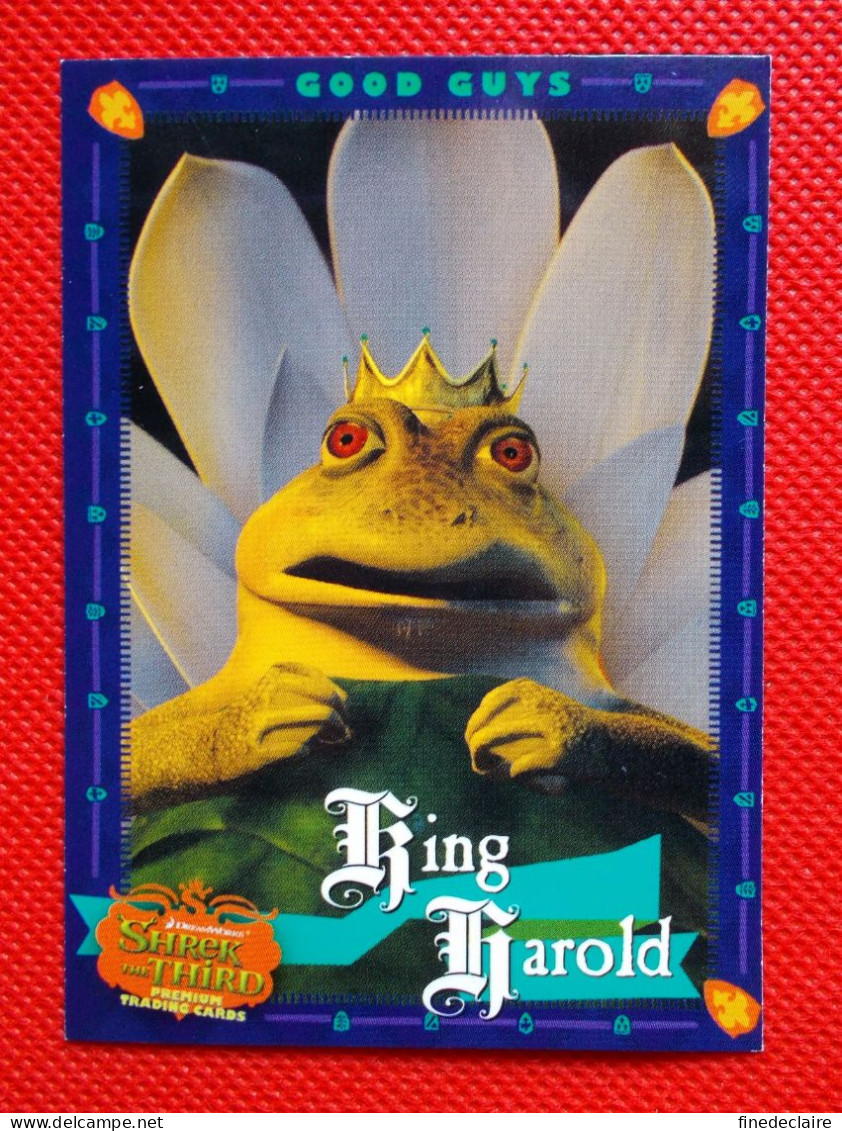 Premium Trading Cards / Carte Rigide - 6,4 X 8,9 Cm - Shrek The Third 2007 - Good Guys - N°9 King Harold - Other & Unclassified