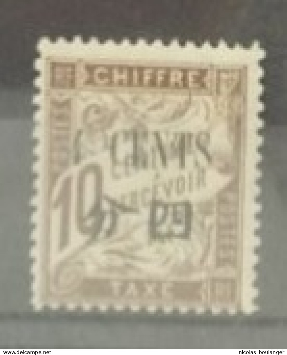Chine 1911 / Yvert TAXE N°21 / * - Neufs