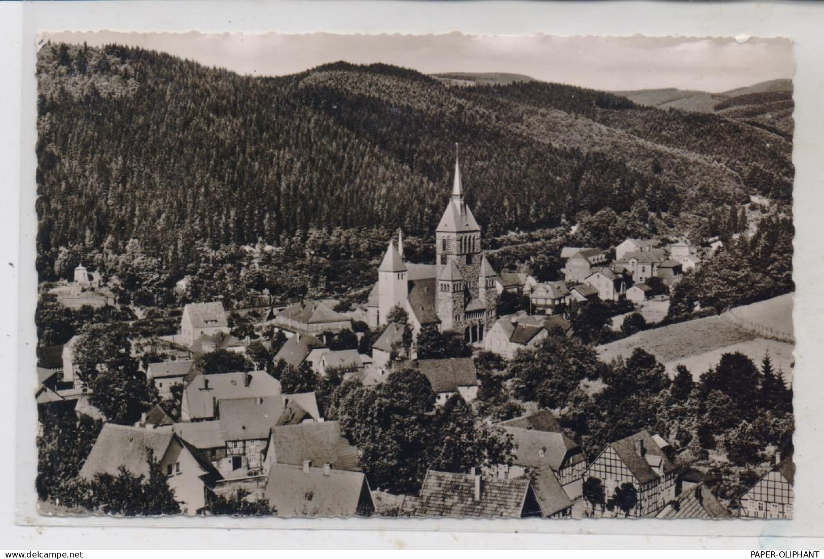 5942 KIRCHHUNDEM, Blick Auf Den Ort, 1961 - Olpe