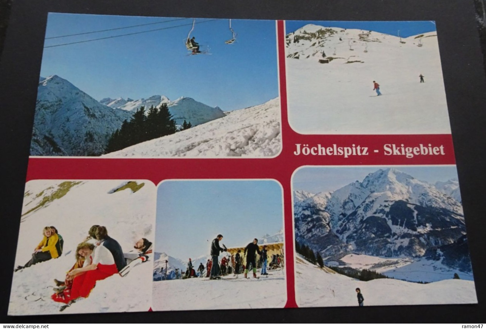 Jöchelspitz - Skigebiet - Kunstverlag Franz Milz, Reutte - # W 220/74 - Lechtal