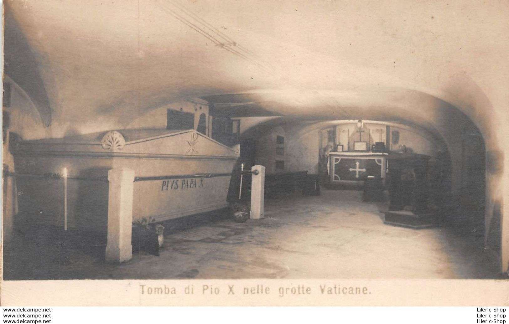 Religion Chrétienne Catholique - CPA  - Vatican - PIUS PAPA X  Tomba Di Pio X Nelle Grotte Vaticane.   - Popes