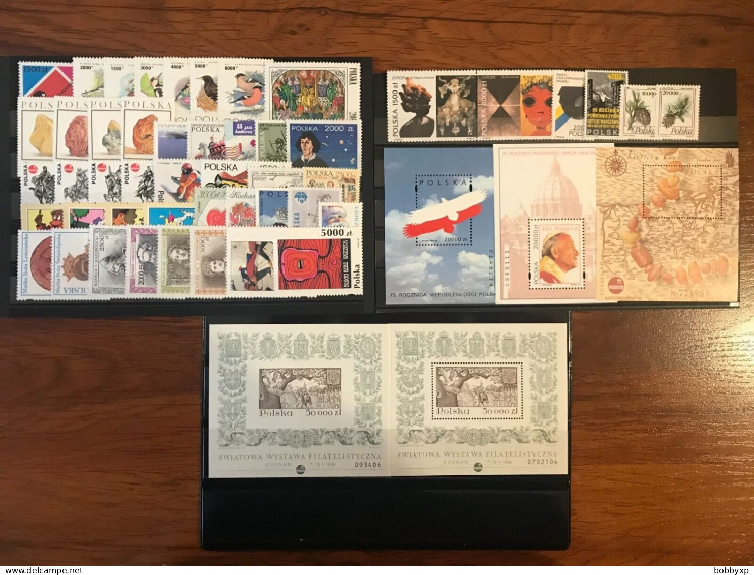 Poland 1993. Complete Year Set. 48 Stamps And 5 Souvenir Sheets. MNH - Full Years