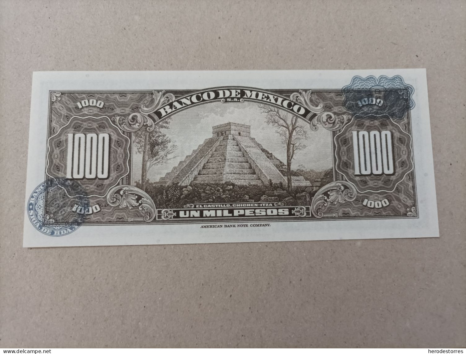 Billete De México 1000 Pesos Del Año 1971, Serie A, UNC - Mexico