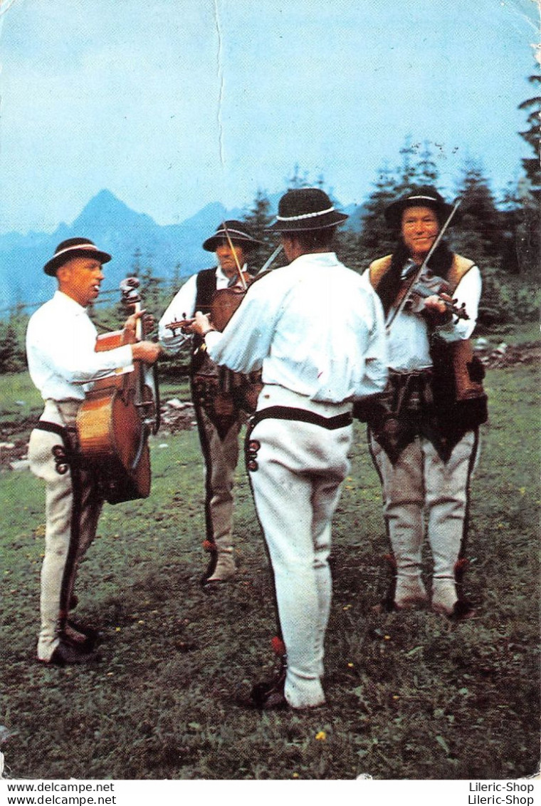 AMORA Prospection -ESCALE EN POLOGNE Musicians - Région De Zakopane -Timbrée, Oblitérée " Warszaw" 1958 ~  - Werbepostkarten