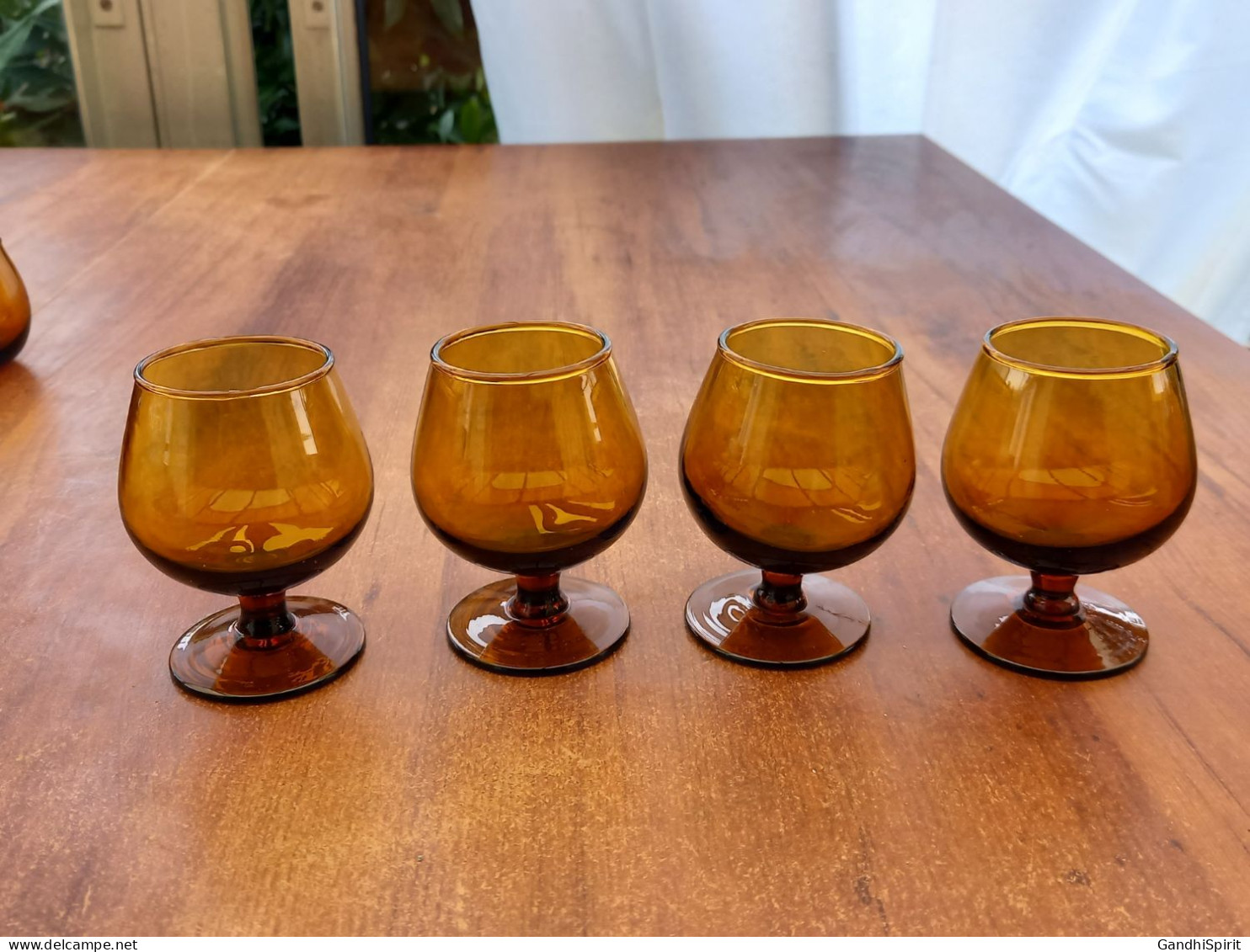 Carafe à Cognac Brandy Esplendido Garvey + 16 Verres - Verre Soufflé & Fumé