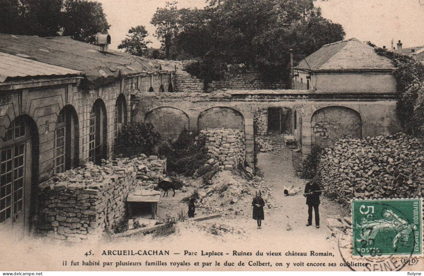 Arcueil - Cachan - Le Parc Laplace - Ruines Du Vieux Château Romain - Arcueil