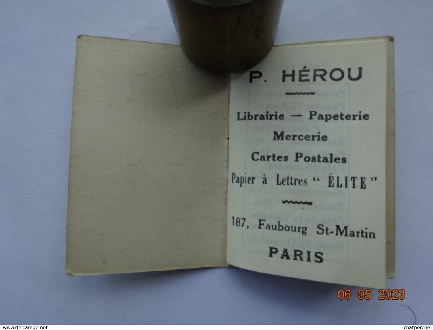 CALENDRIER 1936 LIBRAIRIE P. HEROU PARIS  VOILIER - Petit Format : 1921-40