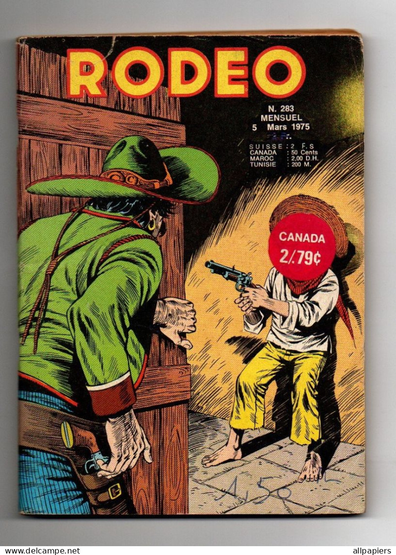 Rodéo N°283 Tex - Les Deux De L'apocalypse - Le Feu Du Ciel - éditions LUG De 1975 - Rodeo