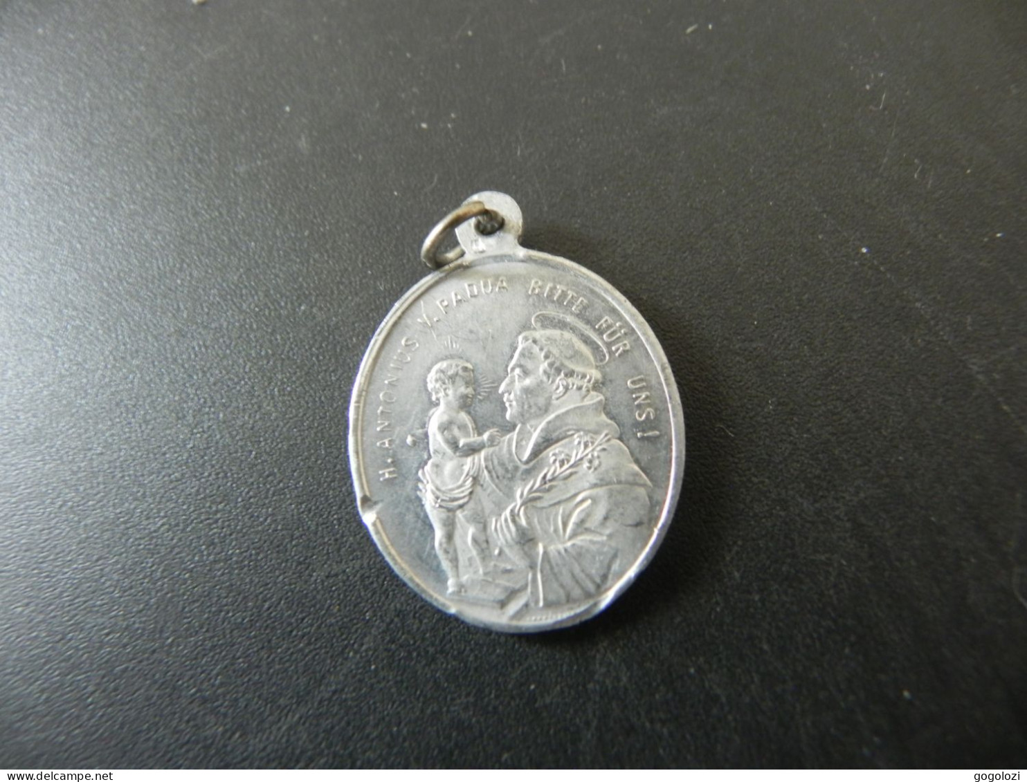 Old Pilgrim Medal Italia Italy - Padova - Heiliger Antonius Von Padua Bitte Für Uns! - Altri & Non Classificati