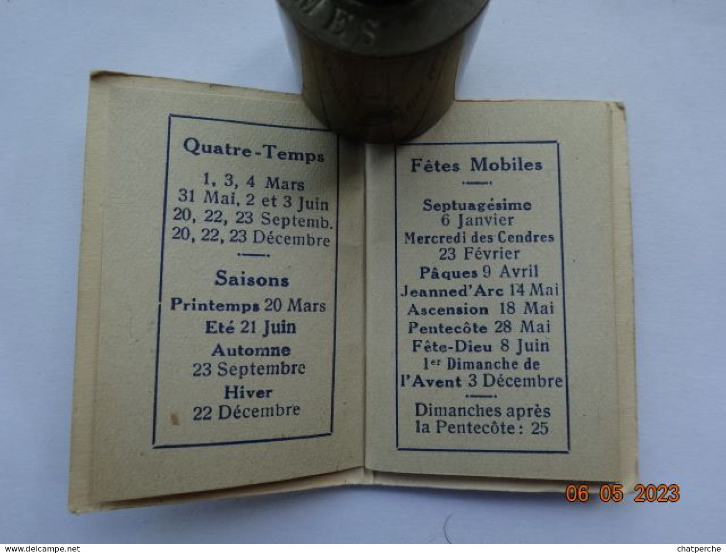 CALENDRIER 1944 RELIGION CATHOLIQUE CHRIST JE CHERCHE LA PAIX ET MON REPOS EN LUI - Petit Format : 1941-60