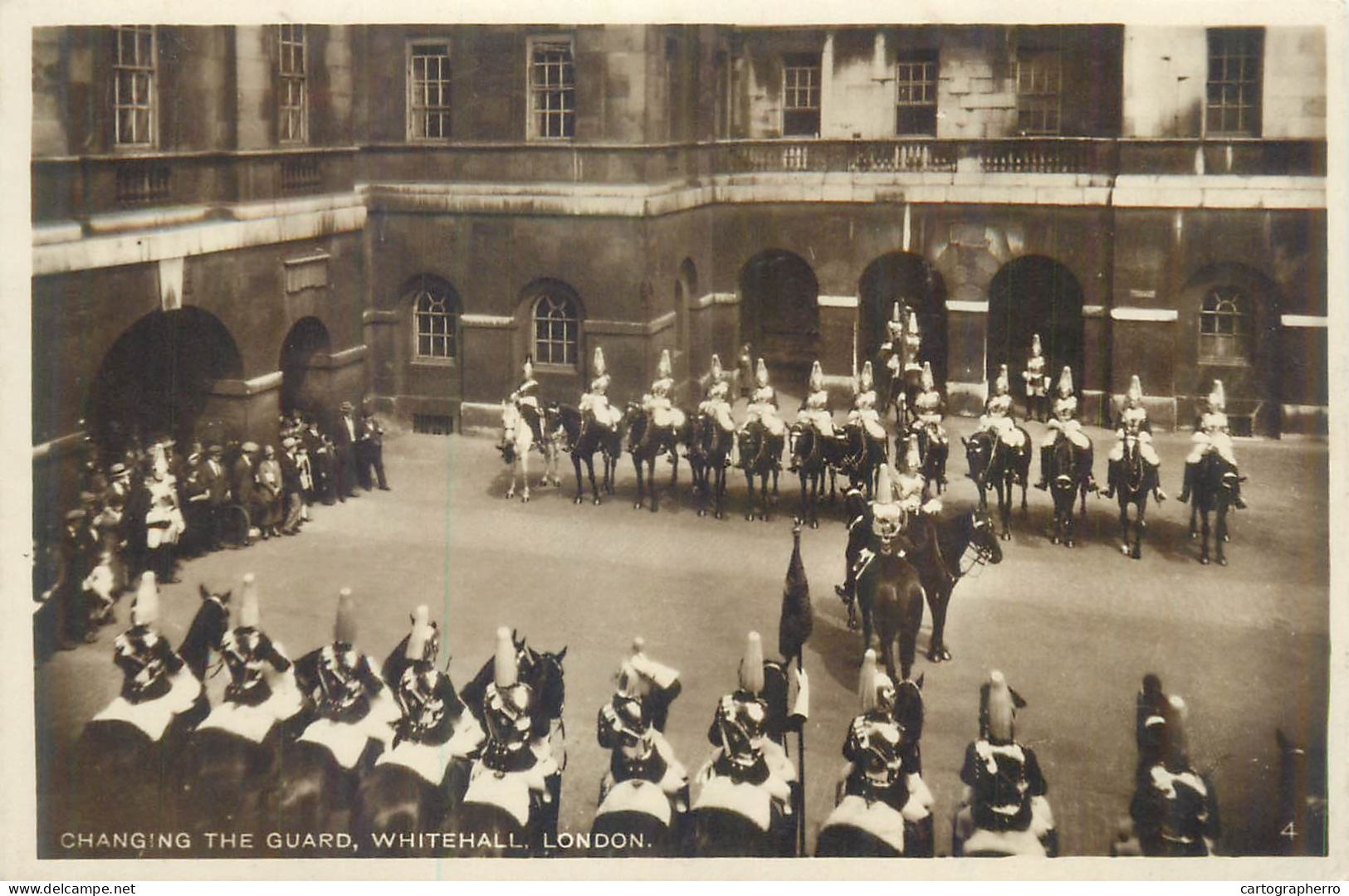 Postcard United Kingdom > England > London > Whitehall Changing Of The Guards - Whitehall