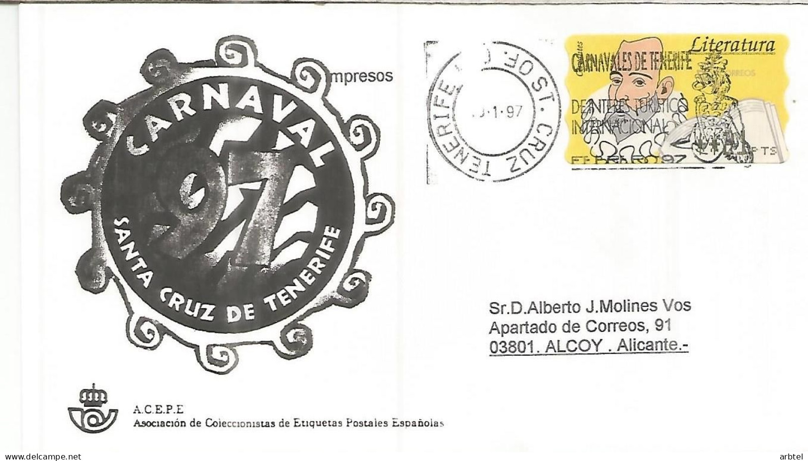 TENERIFE CANARIAS ATM CARNAVAL 1997 CARNIVAL - Carnaval