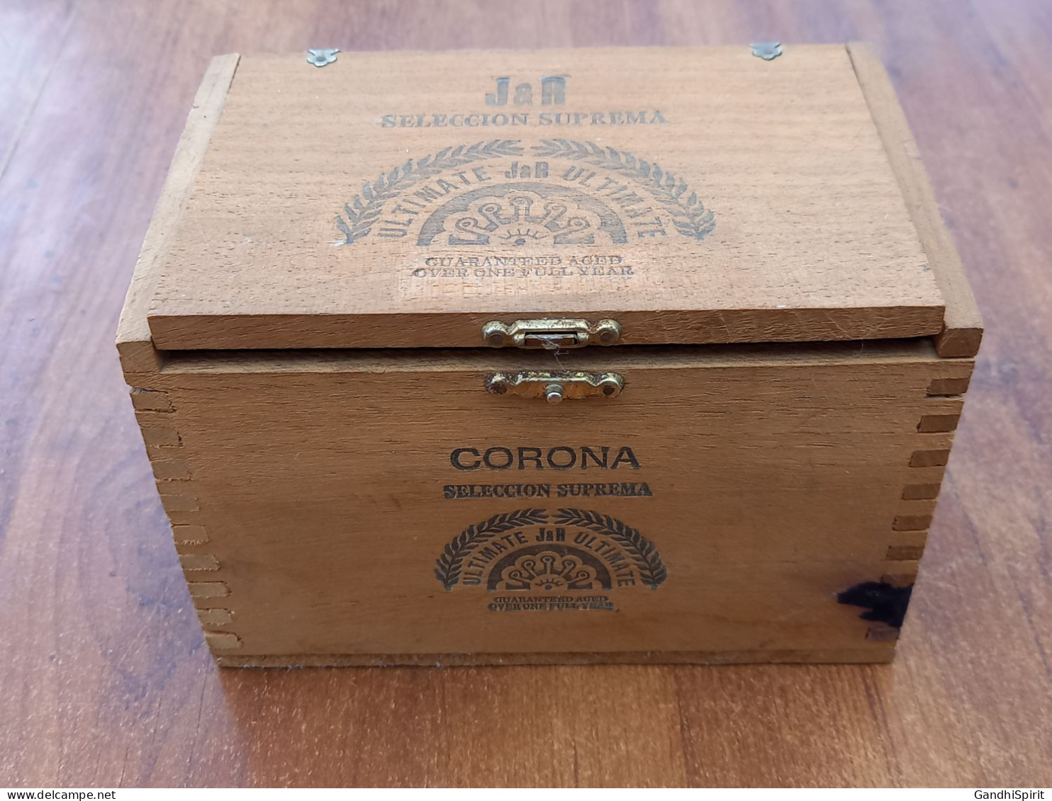 Boite Vide 25 Cigares Cigars Box J&R Seleccion Suprema Ultimate Corona Natural - Sonstige & Ohne Zuordnung