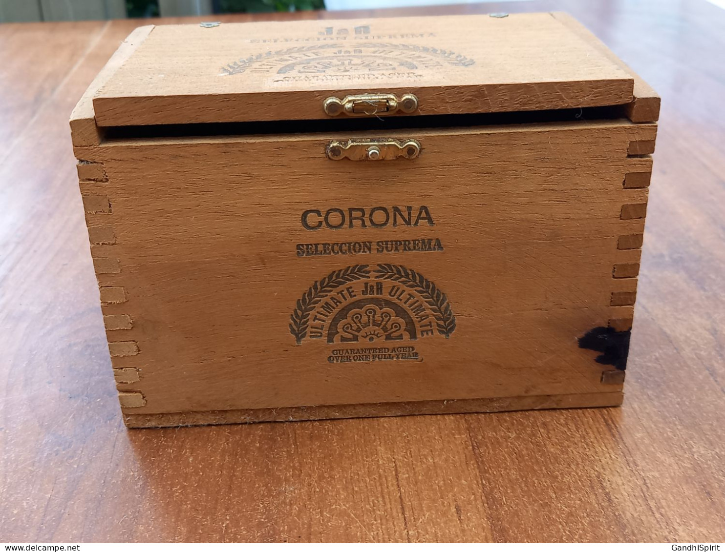 Boite Vide 25 Cigares Cigars Box J&R Seleccion Suprema Ultimate Corona Natural - Andere & Zonder Classificatie