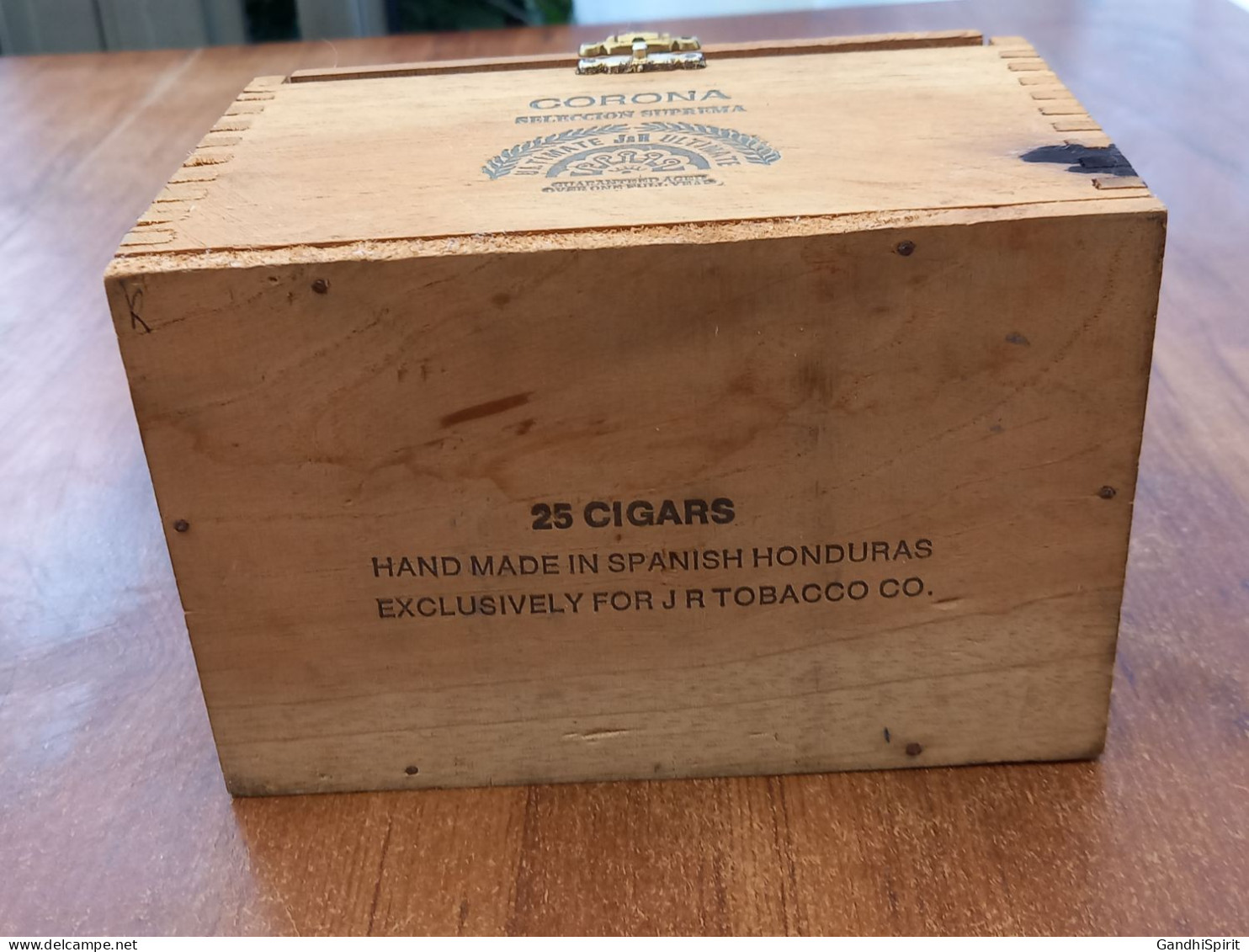 Boite Vide 25 Cigares Cigars Box J&R Seleccion Suprema Ultimate Corona Natural