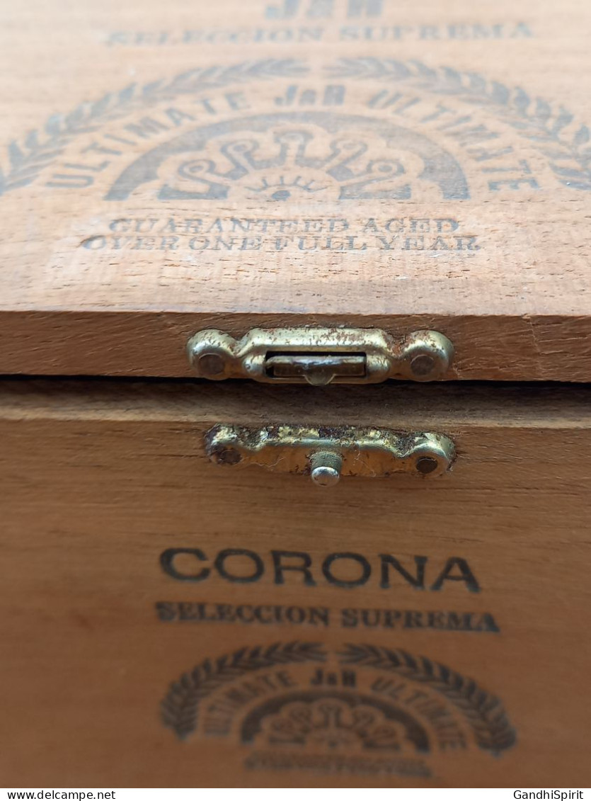 Boite Vide 25 Cigares Cigars Box J&R Seleccion Suprema Ultimate Corona Natural
