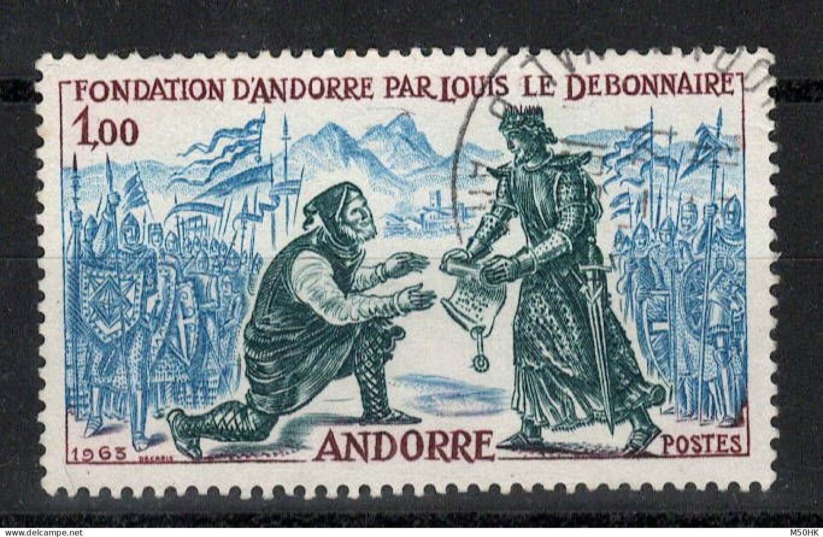 Andorre - YV 169 Oblitéré , Cote 16 Euros - Usados