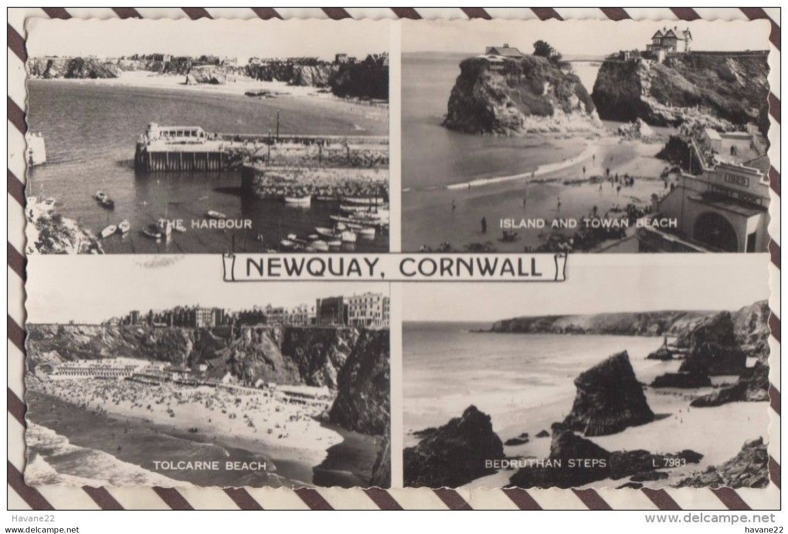 6AI4751 NEWQUAY CORNWALL MULTI VUES 2 Scans - Newquay