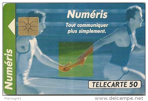 CARTE-PUBLIC-MONACO-50U-MF 14-GEM A-NUMERIS-UTILISE-TBE - Monace