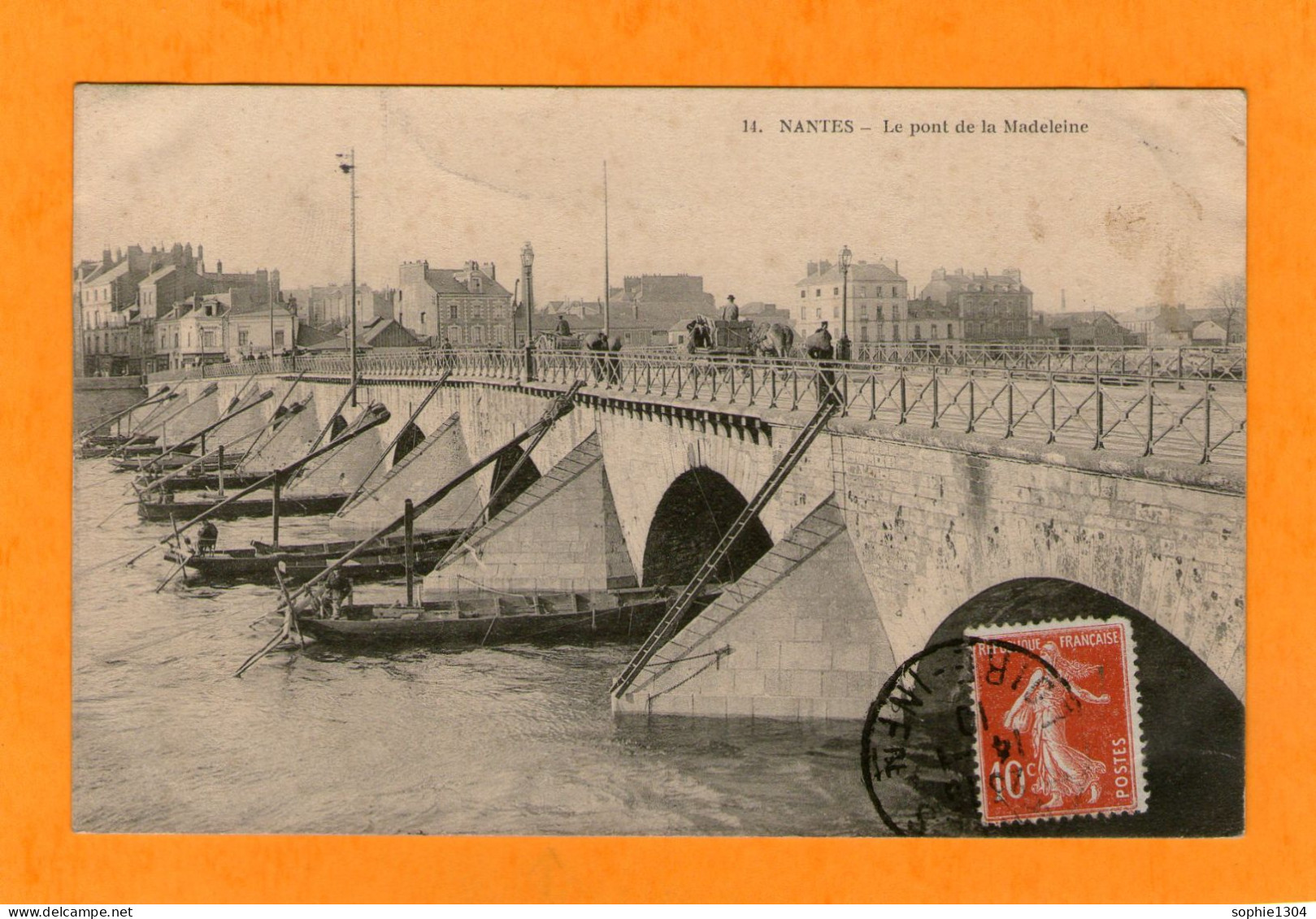 NANTES - Le Pont De La Madeleine  - 1910 - - Nantes