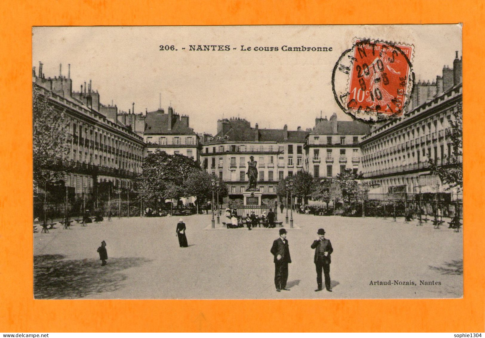NANTES - Le Cour Cambronne - 1910 - - Nantes