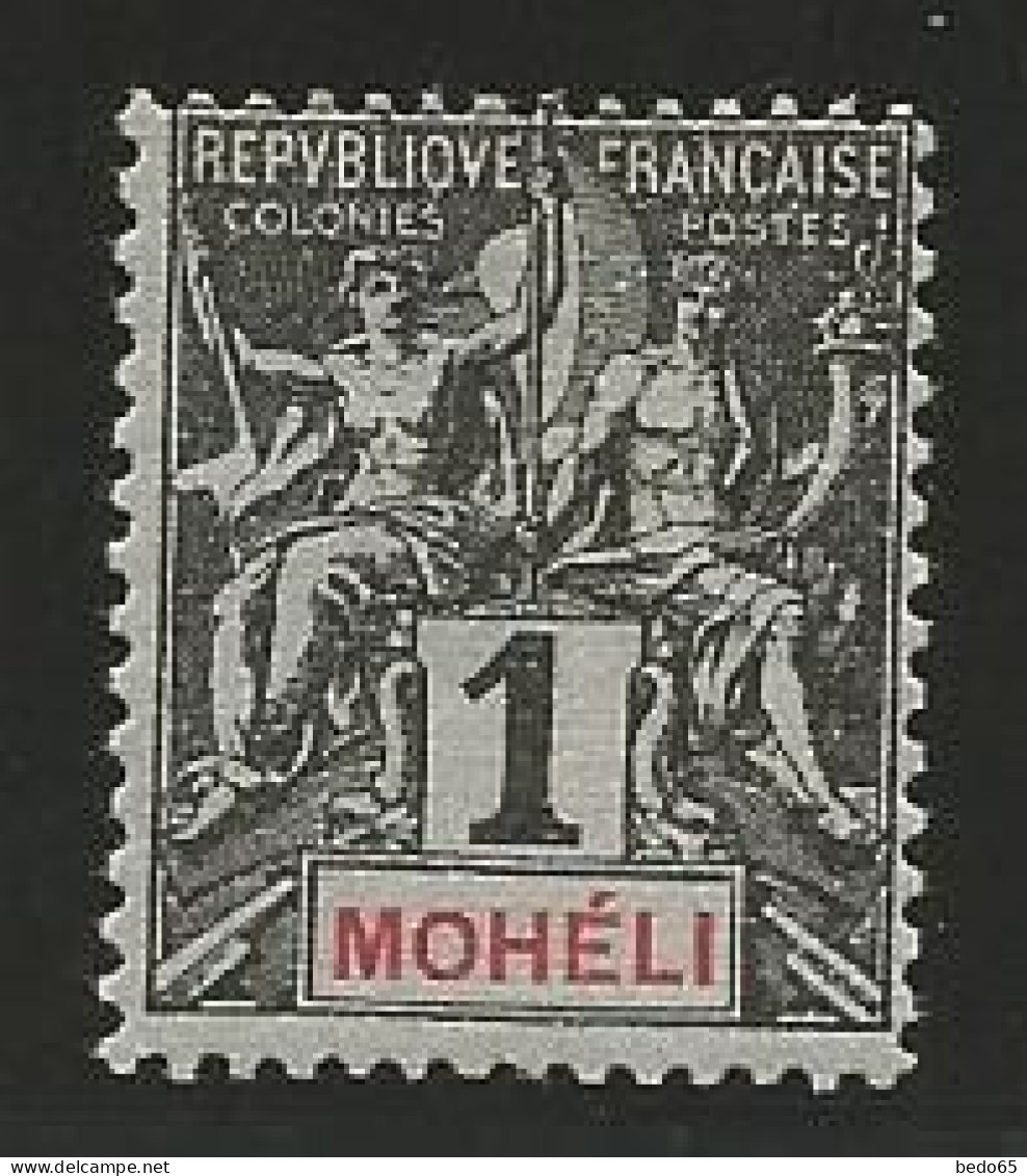 MOHELI N° 1 NEUF*  TRACE DE CHARNIERE / MH - Unused Stamps