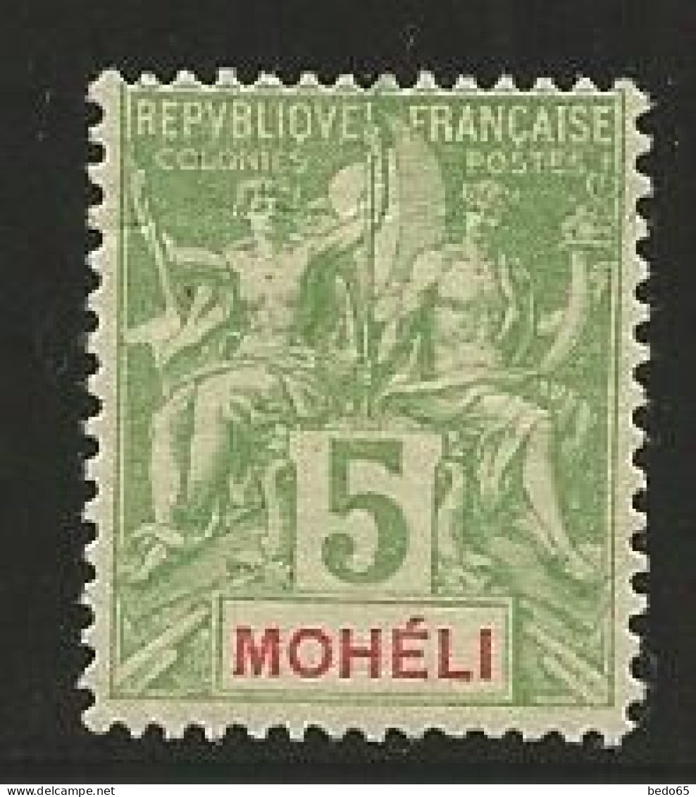 MOHELI N° 4 NEUF*   CHARNIERE / MH - Ungebraucht