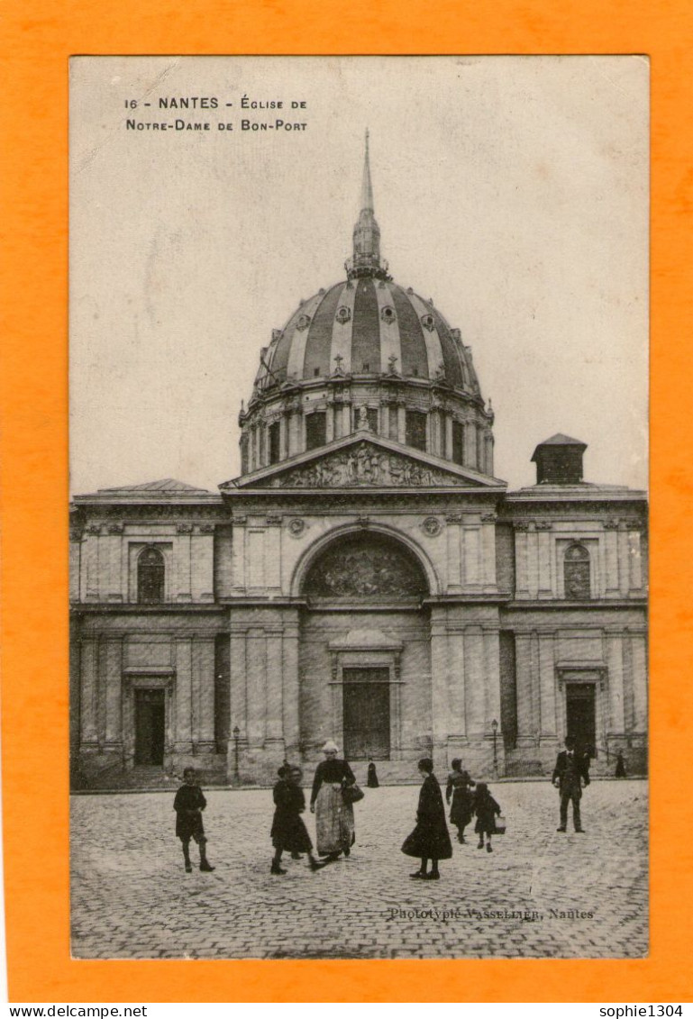 NANTES - Eglise De Notre-Dame De Bon-Port - 1915 - - Nantes