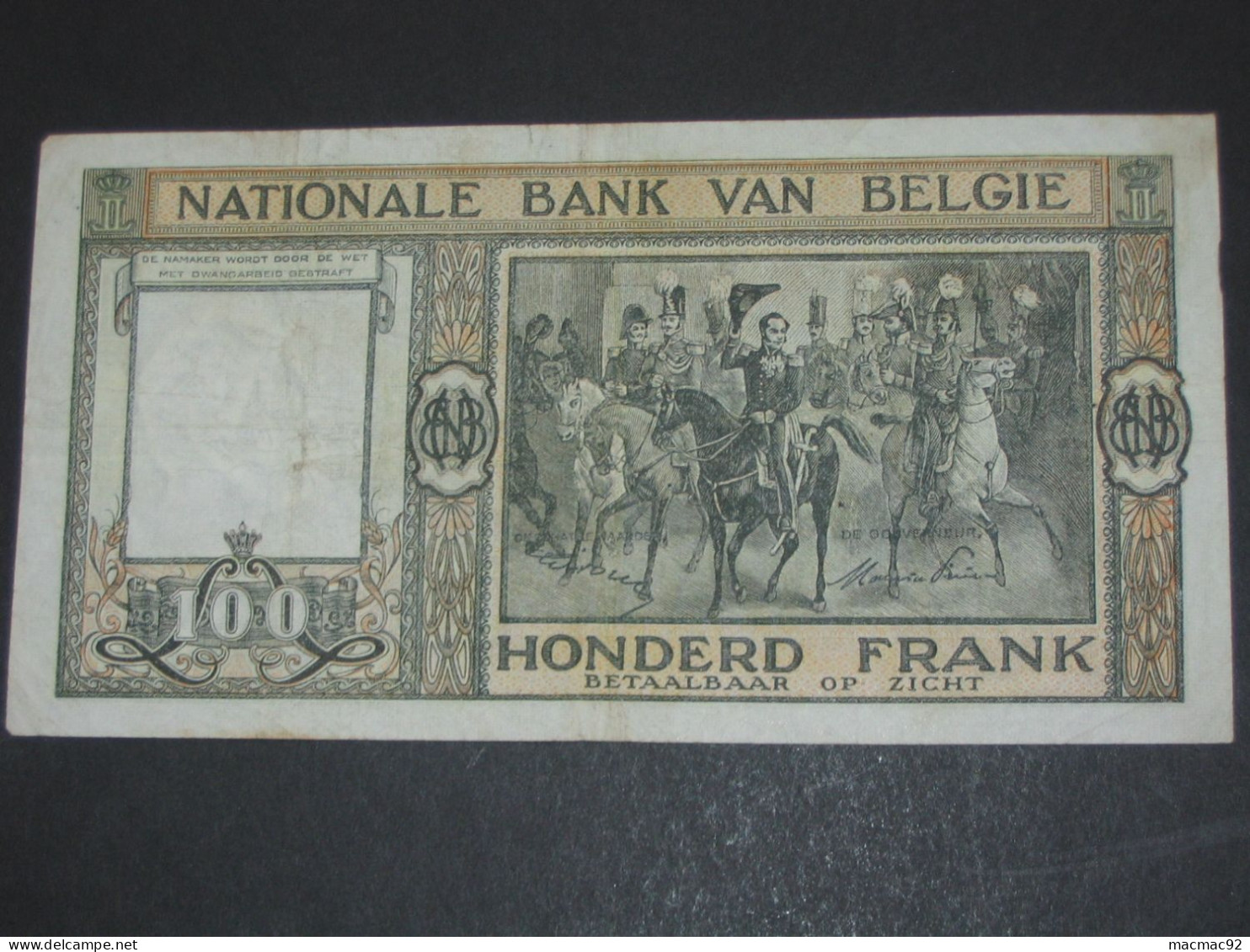 BELGIQUE - 100 Francs 1948 - Banque Nationale De Belgique  **** EN ACHAT IMMEDIAT **** - 100 Francs