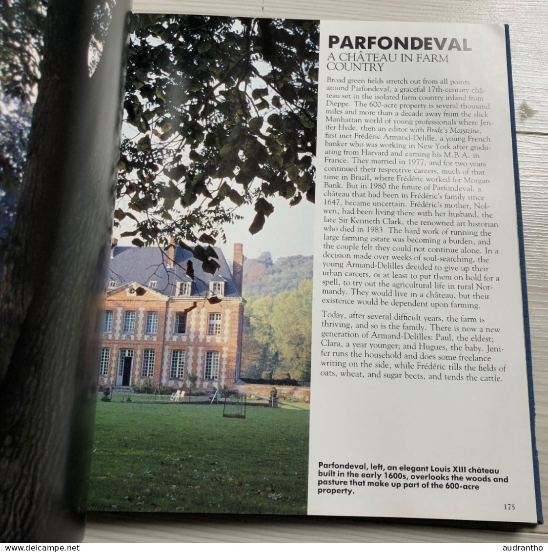 livre NORMANDY Pierre Deux's Phaidon Oxford Photographs Guy Bouchet design Paul hardy 1988 La normandie en photos