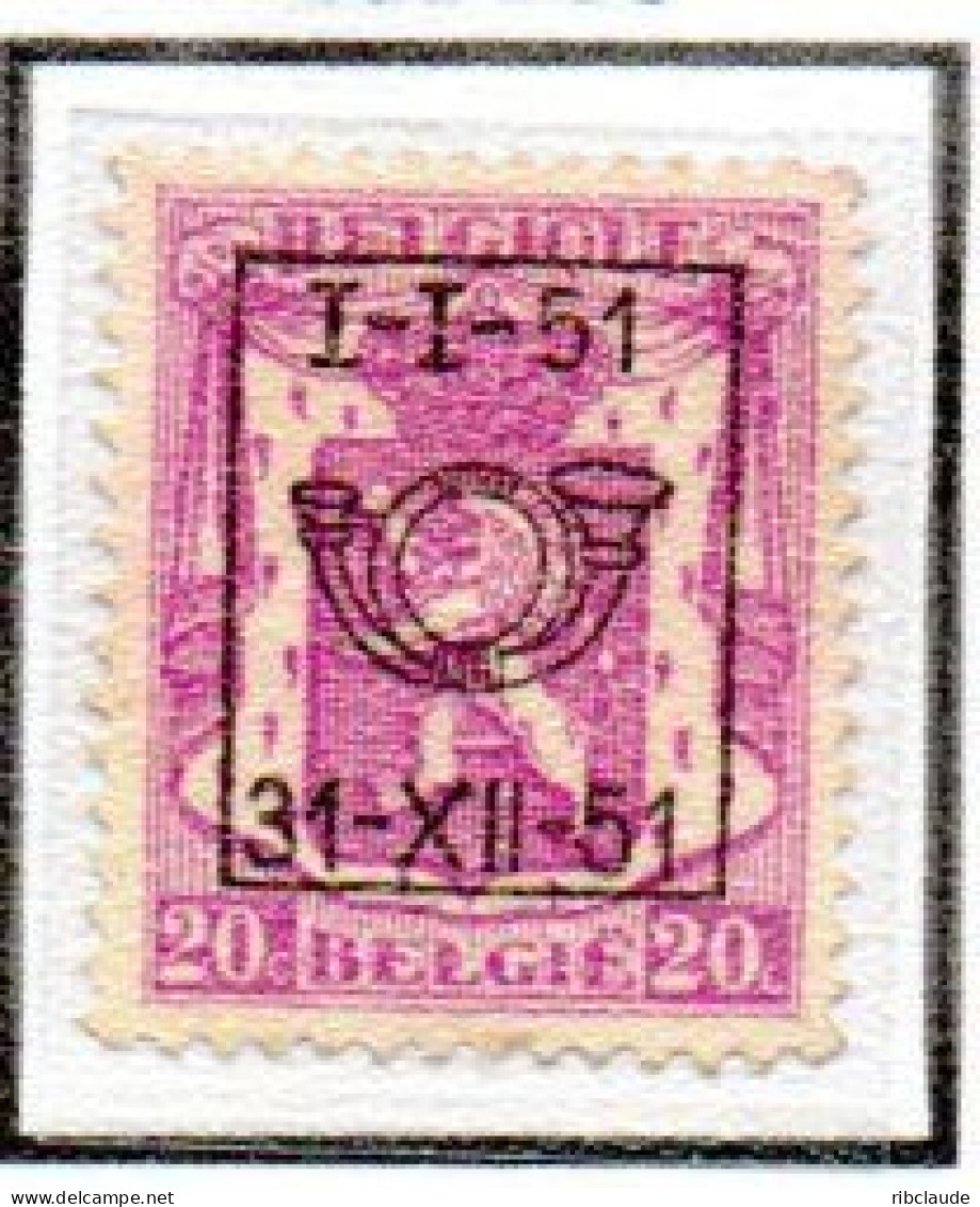 Préo Typo N°609 à 613 - Typo Precancels 1936-51 (Small Seal Of The State)