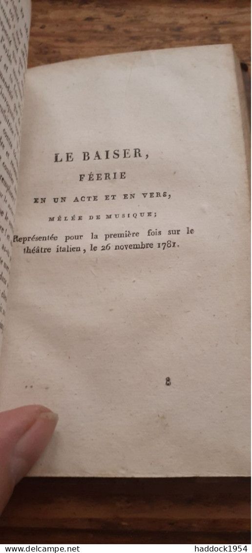 théâtre  tome second DE FLORIAN h.nicolle à la librairie stéréotype 1803